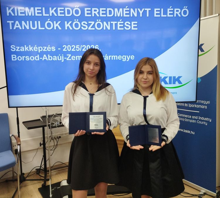 Szakma kiváló tanulója emlékplakett