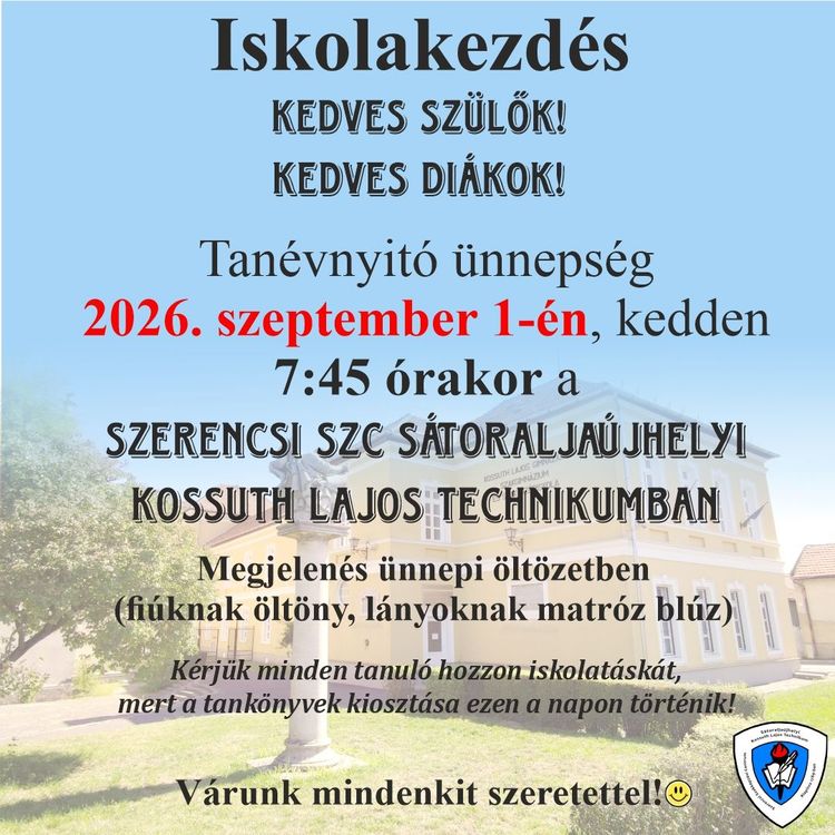 Tanévnyitó