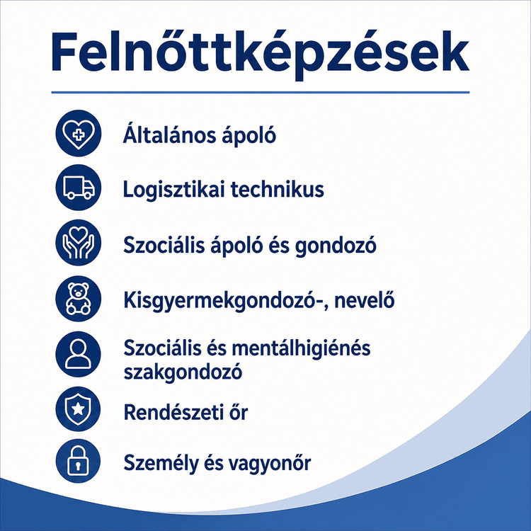 Felnőttképzések 2026.