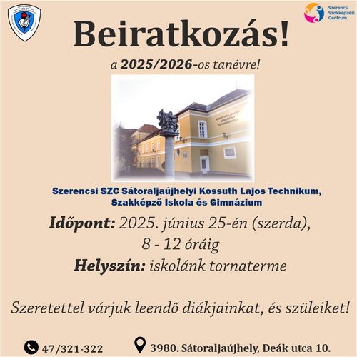 Beiratkozás!