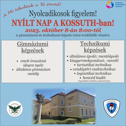 Nyílt nap a Kossuth-ban!
