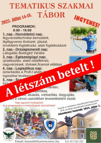Tematikus szakmai tábor